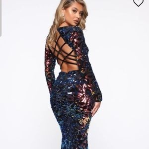 Magical Moment Sequins Gown
